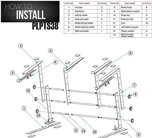 Alt view image 4 of 5 - Portable Dual Laptop Stand Universal Standing Table with Adjustable Height Ergonomic Design AntiSlip Prongs for DJ Mixer Sound Equipment Workstation Gaming Home Use PLPTS38