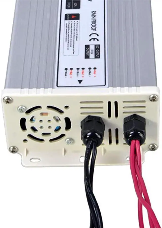 Alt view image 6 of 7 - Mode Power Supply 300W 5V 60A Constant Voltage LED Driver 5VDC Rainproof Outdoor 110V AC to DC 5 Volt Transformer Converter FX300H1V5