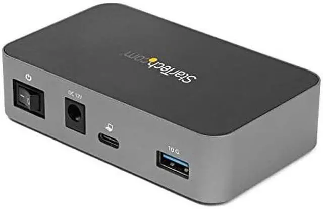 Alt view image 2 of 4 - com 4Port USB C Hub USB 31 Gen 2 10Gbps 3X USBA 1x USBC Powered Universal Power Adapter Included HB31C3A1CS Black Space Gray
