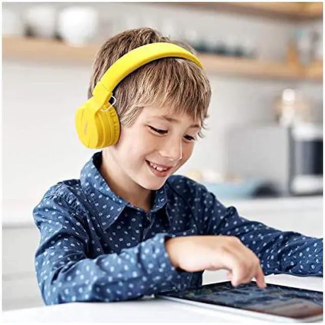 Alt view image 6 of 7 - Kids Headphones,  Lightweight Stereo Wired Children's Headsets for Kids Adults Adjustable Headband Toddler Headset for Smartphones Computer Pad Earphones