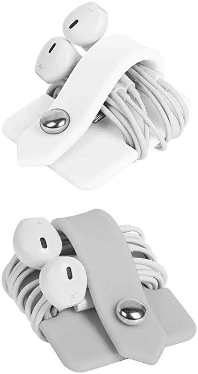 Alt view image 3 of 7 - Cord Organizer Earbuds Holder Earphone Wrap Earphones Organizer Headset Headphone Earphone Wrap Winder Cord Manager Cable Winder Set of 3