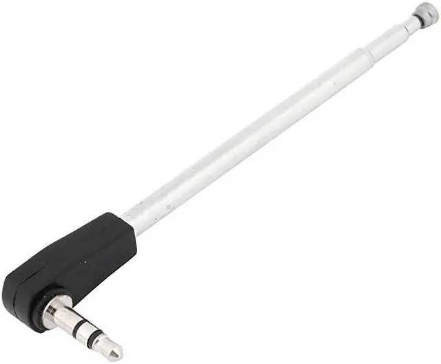 Main image of 225cm 4 Section Telescoping Stainless Steel AM FM Radio Antenna 35mm Connector