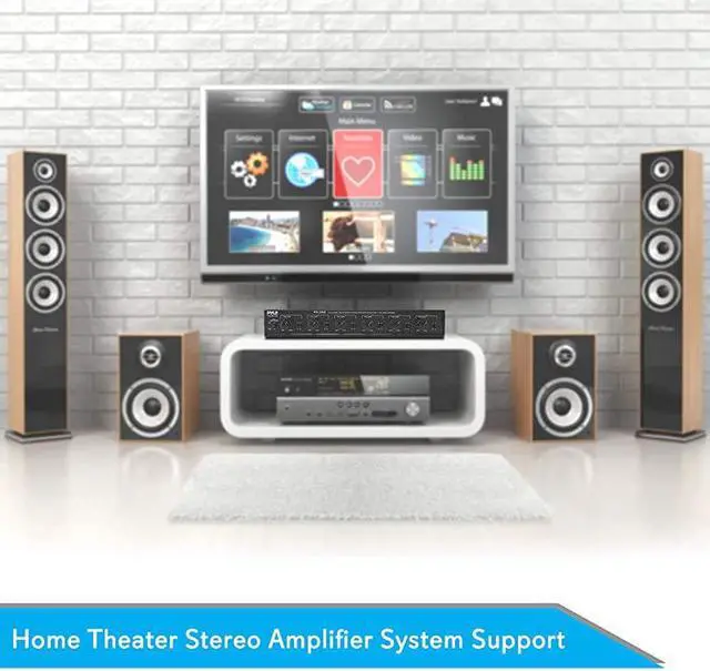 Alt view image 5 of 7 - 6 Channel Speaker Selector Switch Multi Zone A B Speaker Distribution Controller Box w Independent Audio Source Volume Control Supports Home Theater Stereo Receiver System  PSLSW6