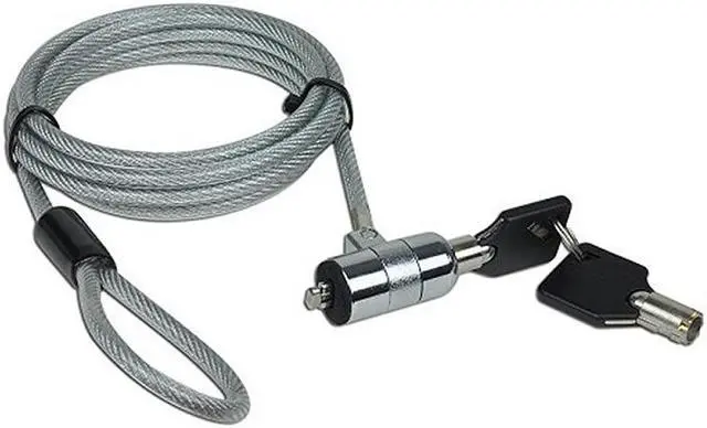Alt view image 2 of 2 - 2Pcs 6 feet NoteGuard Kensington Compatible Universal Security Cable Lock with 2 Keys Two Sets