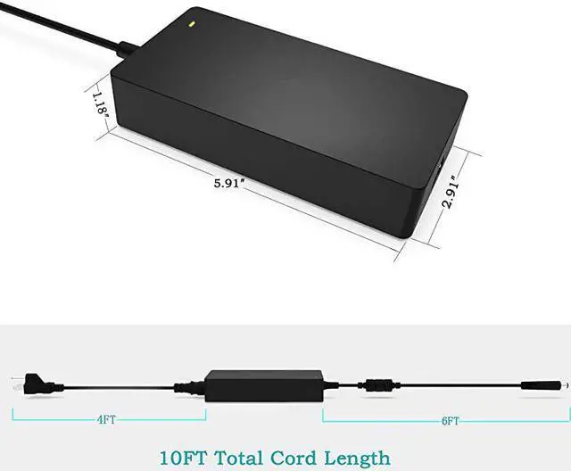 Alt view image 2 of 4 - 130W Power Supply Fit for Dell Business WD15 Monitor Dock K17A Thunderbolt Dock TB16 K16ADocking Station WD19TB K20A WD19 AC Charger Adapter Cord UL Listed