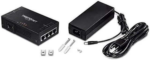 Alt view image 7 of 7 - 65W 4-Port Gigabit PoE+ Injector, TPE-147GI, 4 x Gigabit Ports(Data in), 4 x gigabit PoE Ports(Data + PoE Out), Multi-Port PoE+ Injector up to 100m(328 ft.), Add PoE+ Power to Non-PoE Switch