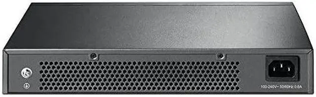 Alt view image 3 of 5 - 24 Port Gigabit Ethernet Switch | Desktop/ Rackmount | Limited Lifetime Protection | Plug & Play | Shielded Ports | Sturdy Metal | Fanless Quiet | Traffic Optimization | Unmanaged (TL-SG1024S)