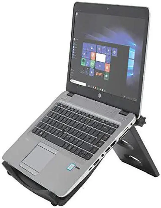Main image of Easy Riser Portable Ergonomic Laptop Cooling Stand (12"-17") for Laptops, Chromebooks Macbooks and Wacom Devices – Black (K52788WW)
