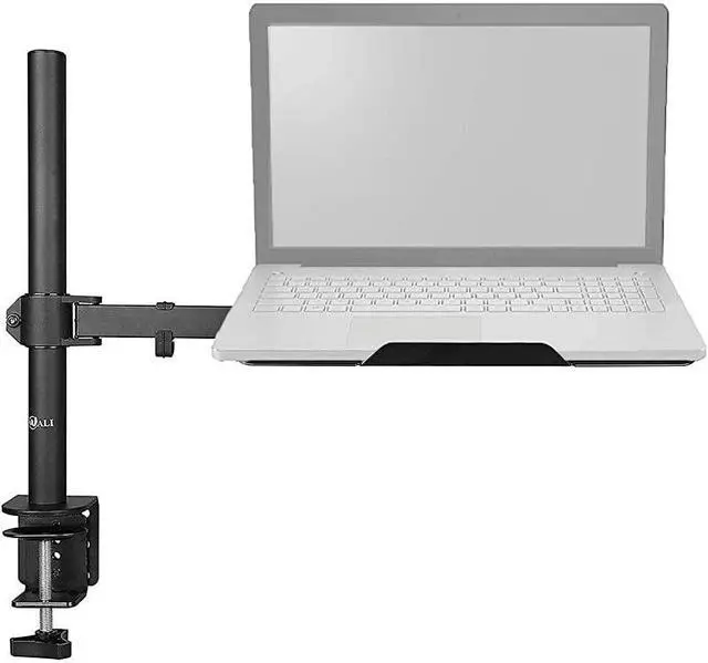 Alt view image 3 of 6 - Laptop Tray Desk Mount for 1 Laptop Notebook up to 17 inch, Fully Adjustable, 22 lbs Capacity with Vented Cooling Platform Stand (M00LP)