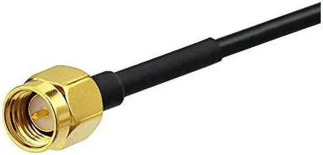 Alt view image 5 of 5 - SMA Male to SMA Female Bulkhead Mount RG174 Antenna Extension Cable 3m 10 feet (2-Pack) Compatible with 4G LTE Router Gateway Modem Mobile Cellular Receiver