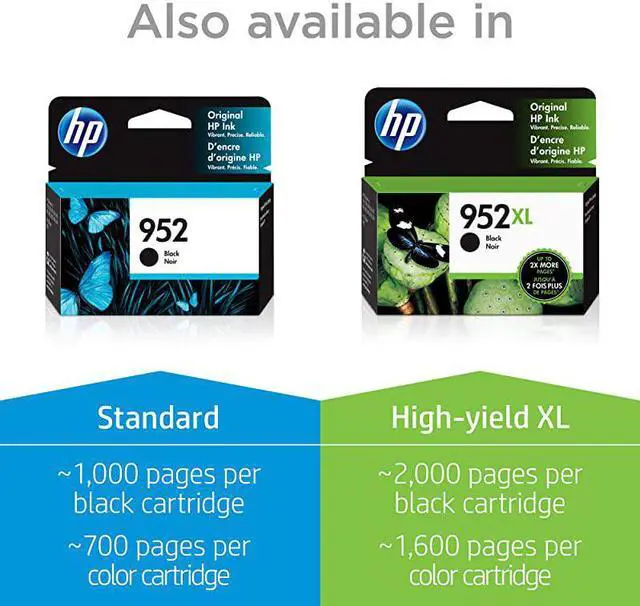 Alt view image 4 of 7 - 952 | 4 Ink Cartridges | Black Cyan Magenta Yellow | F6U15AN L0S49AN L0S52AN L0S55AN