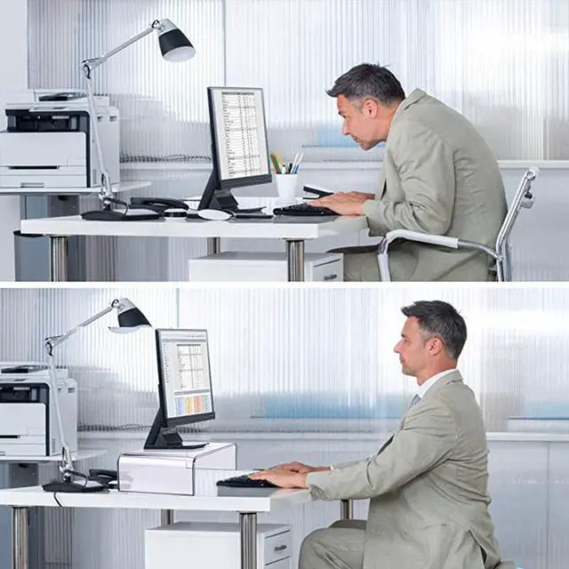Alt view image 3 of 7 - Premium Acrylic Monitor Stand Custom Size Monitor RiserComputer Stand for Home Office Business wSturdy Platform PC Desk Stand for Keyboard Storage MultiMedia Laptop Printer TV Screen