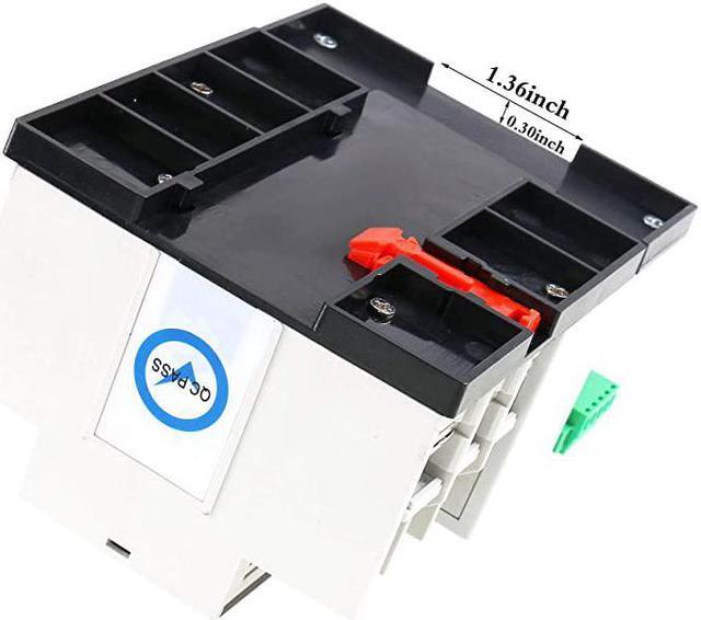 Alt view image 4 of 7 - W2R3P Din Rail Mounted Automatic Transfer Switch Three Phase ATS 100A Power Transfer Switch W2R 3P 100A