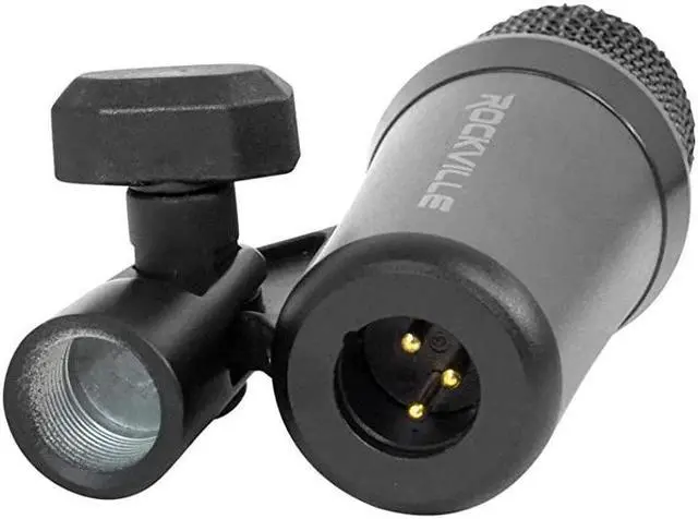 Alt view image 2 of 7 - PRO-D7 7 Mic Drum Kit w/Bass+Snare+Condenser Overhead Microphones