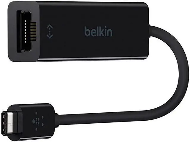 Main image of USB-IF Certified USB Type C (USB-C) to Gigabit Ethernet Adapter, Compatible with USB-C Devices including New MacBook, MacBook Pro (2016), XPS and ChromeBook Pixel (F2CU040btBLK)