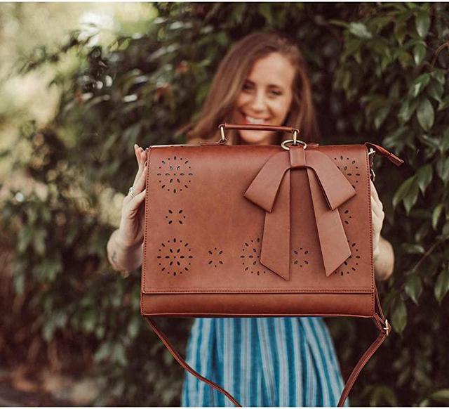 Vegan Leather Laptop Briefcase