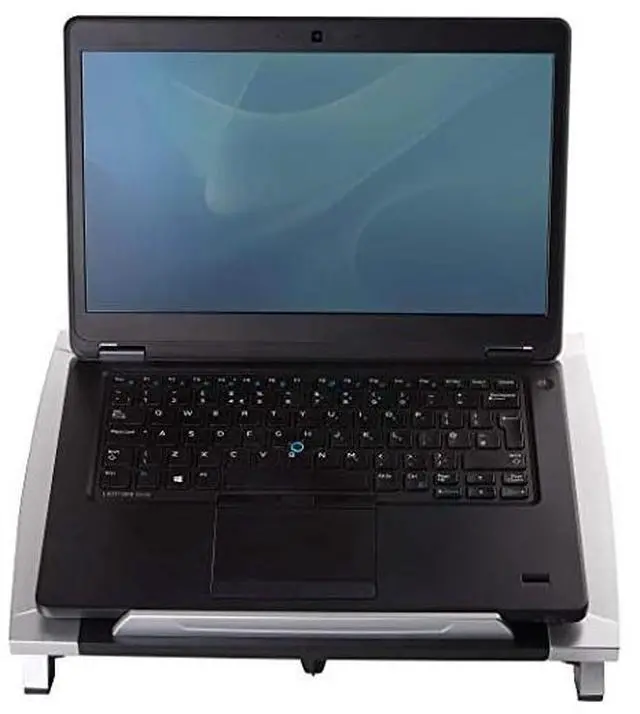 Alt view image 2 of 6 - Office Suites Laptop Riser 8032001BLACKSILVERmedium