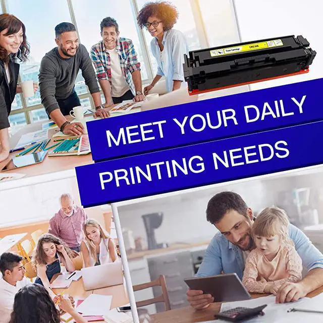 Alt view image 7 of 7 - Compatible Toner Cartridge Replacement for 046 046H CRG046 for Color ImageCLASS MF733Cdw MF731Cdw MF735Cdw LBP654Cdw Laser Printer Black Cyan Magenta Yellow