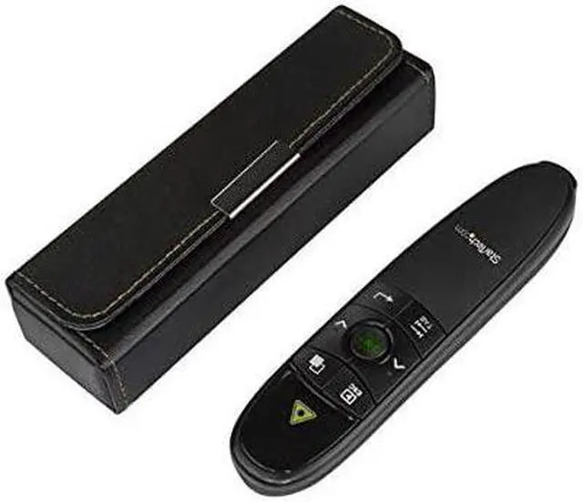 Alt view image 4 of 5 - com Wireless Presentation Remote with Green Laser Pointer 90 ft 27 m USB Presentation Clicker for Mac and Windows PRESREMOTEG