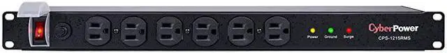 Main image of CPS1215RMS Surge Protector 120V15A 12 Outlets 15ft Power Cord 1U Rackmount Black