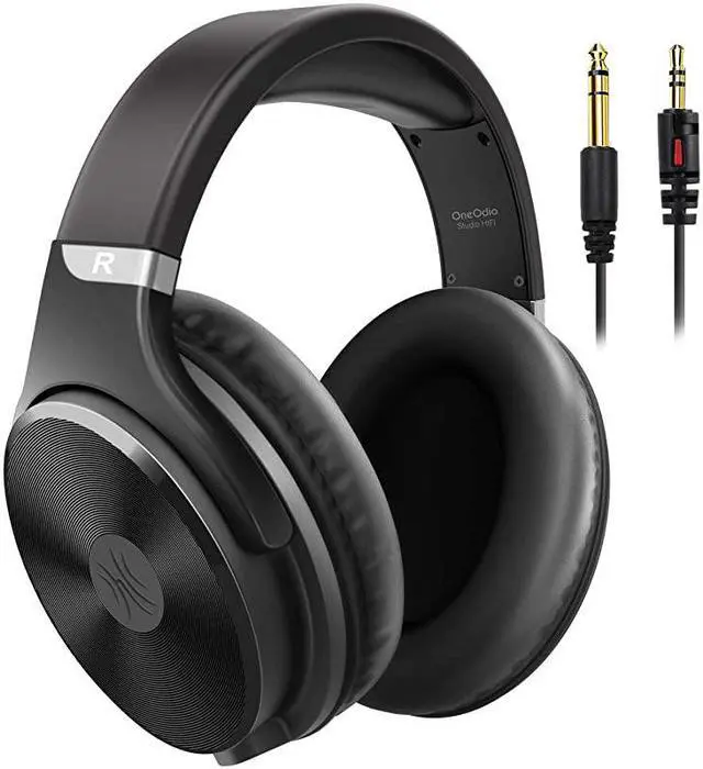 Main image of Wired Headphones - Over Ear Headphones with Noise Isolation Dual Jack Professional Studio Monitor & Mixing Recording Headphones for Guitar Amp Drum Keyboard Podcast PC Computer
