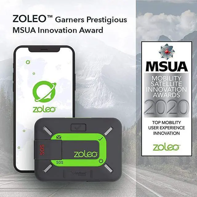 Alt view image 7 of 7 - Satellite Communicator TwoWay Global SMS Text Messenger Email Emergency SOS Alerting Checkin GPS Location Android iOS Smartphone Accessory