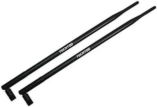 Main image of 9dBi Omni WiFi Antenna with RP-SMA Connector for Wireless Network Router/USB Adapter/PCI PCIe Cards/IP Camera/Wireless Range Extender(2-Pack)