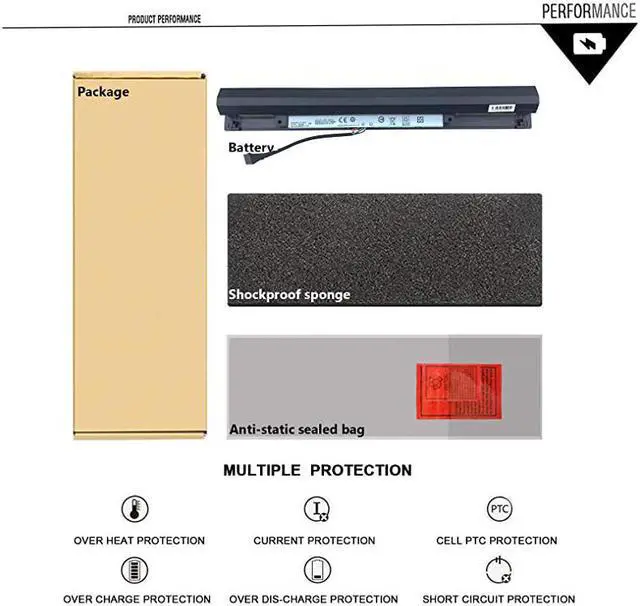 Alt view image 7 of 7 - L15L4E01 Battery L15L4A01 for Lenovo Ideapad 10014IBD 10015IBD 11015ISK 11017ACL 11017IKB 30015ABM 30015IBR 30015IBY 30015IBR 30015IBY 30015IBY 30015ISK 30017ISK 80Q70021US 80UD
