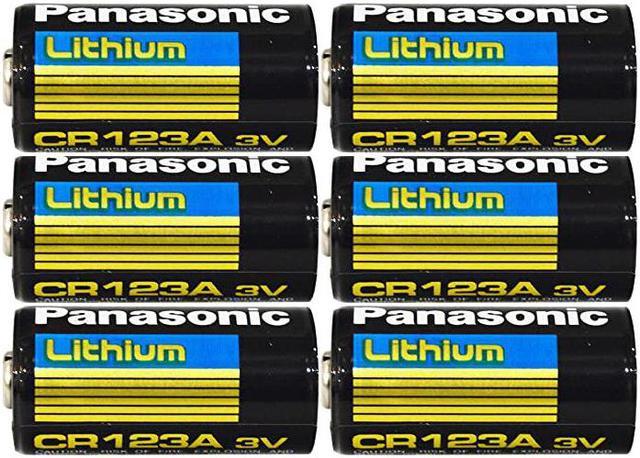 CR123A 3V Lithium Battery - (6-Pack)