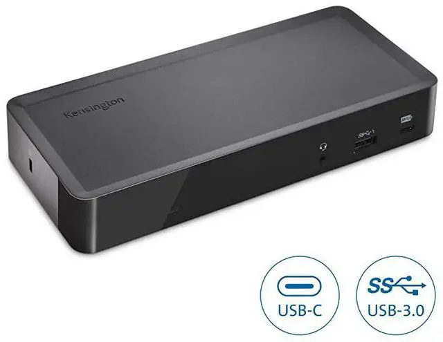 Main image of SD4700P USBC or USBA 60W PD Dual Display Docking Station with Power Delivery for Windows PCs Surface Pro Surface Laptops and MacBooks TAA Compliant K38240NA