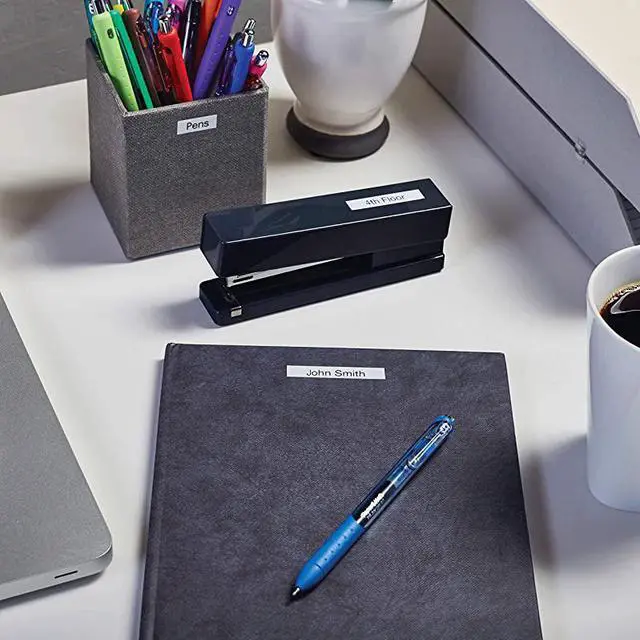 Alt view image 3 of 7 - Label Maker | LabelManager 160 Portable Label Maker EasytoUse OneTouch Smart Keys QWERTY Keyboard Large Display for Home amp Office Organization