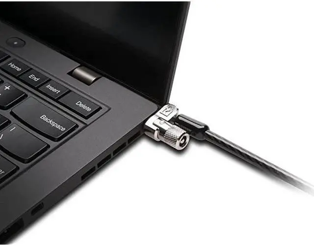 Alt view image 4 of 5 - Cable Lock for HP Laptops Lenovo Asus Acer Other Devices NEW Smaller Stronger Pivoting Lock head K65035AM
