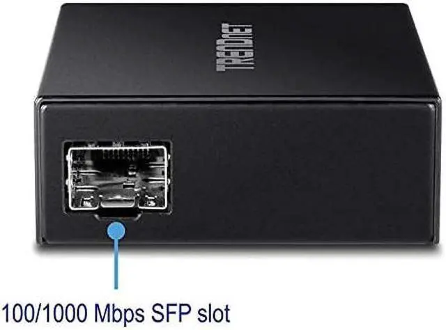 Alt view image 4 of 4 - 1000BASET to SFP Fiber Media Converter Gigabit Ethernet to SFP Media Converter 4Gbps Switching Capactiy TFCGSFP