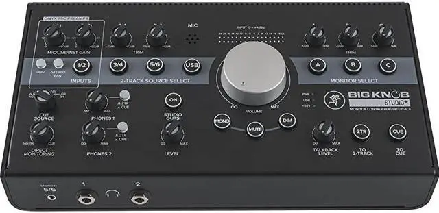 Main image of Big Knob Series, 4x3 Studio Monitor Controller 192kHz USB I/O (BIG KNOB STUDIO PLUS)