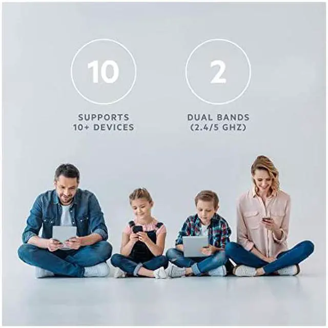 Alt view image 3 of 7 - EA63504B WiFi Router for Home Fast Wireless Router for Streaming Gaming Video Calls more AC1200 Dual Band Router Internet Router