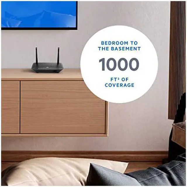 Alt view image 2 of 7 - EA63504B WiFi Router for Home Fast Wireless Router for Streaming Gaming Video Calls more AC1200 Dual Band Router Internet Router