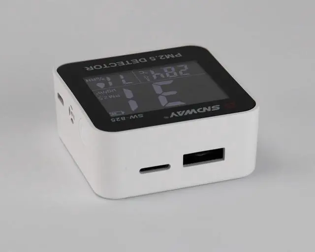 Alt view image 4 of 5 - SNDWAY SW-825 Digital Air Quality Monitor PM2.5 Detector tester Gas monitor/Gas analyzer/Temperature humidity meter Diagnostic tool