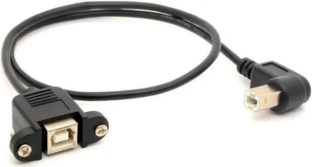 Alt view image 4 of 4 - Printer Extension Cable USB 2.0 B Adapter Male to Female Connections(0.5m)