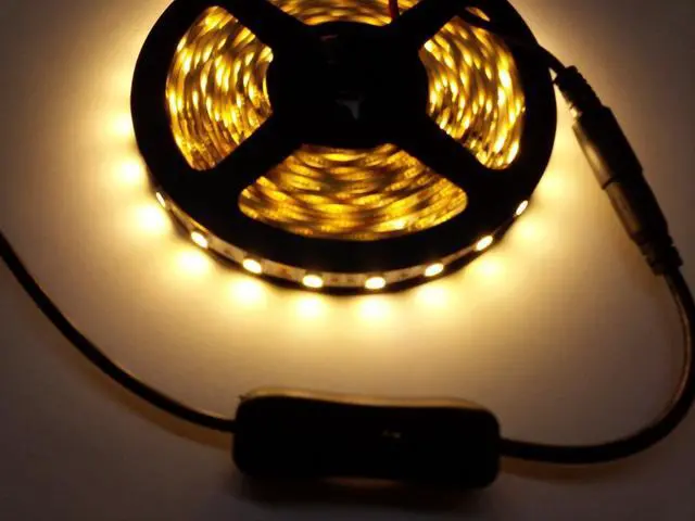 Alt view image 3 of 5 - TronicsPros 2pcs LED Strip Light Inline On/Off Switch Cable DC Jack (5.5x2.1mm) Male to Female Connector, DC Jack Switch, LED Tape Light Connector, 12V Inline Rocker Switch DC Power Adapter Connector