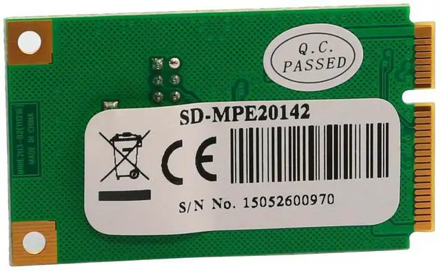 Alt view image 7 of 7 - Syba 19-Pin USB 3.0 Header Mini PCI-Express Card with Female USB 3.0 Cable SD-MPE20142