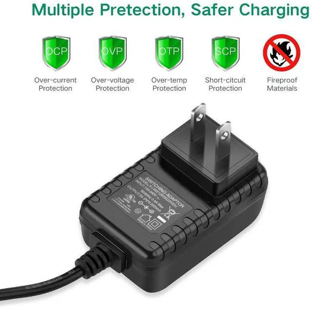 Alt view image 4 of 7 - UGREEN AC to DC Adapter 5V 2A Power Supply Adapter with 1.35mm x 3.5mm Connector Plug AC Charger for Led Strip, String L
