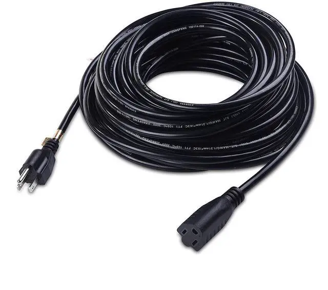 Alt view image 2 of 4 - Cable Matters 16 AWG Heavy Duty 3 Prong AC Power Extension Cord (Power Extension Cable) in 50 Feet (NEMA 5-15P to NEMA 5-15R)