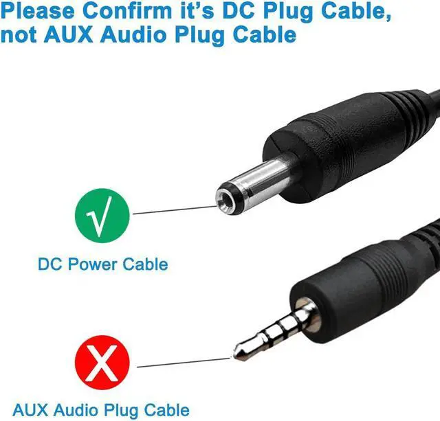 Alt view image 2 of 5 - 3Pack 6FT 5V DC Power Cord USB to DC 3.5mm x 1.35mm Barrel Jack Adapter Connector Charging Cable Plug