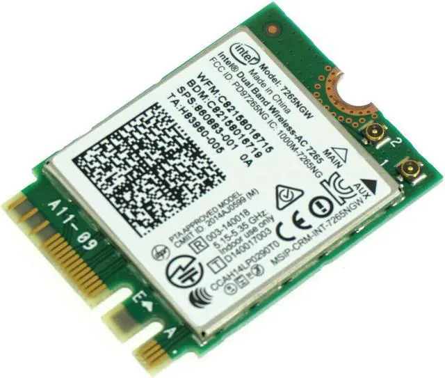 Main image of 860883-001 7265NGW GENUINE HP WIRELESS BLUETOOTH CARD PROBOOK 450 G4 (CA77)