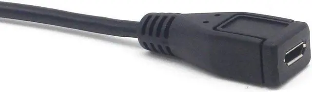 Alt view image 5 of 5 - Micro USB Left Angle,Micro USB Extension Cable, 2-Pack 90 Degree Micro-B Male to Female Extension Cable, Data Transferring Cable Suitable for Samsung, HTC, Huawefti, Driving Recorder,Sony and More