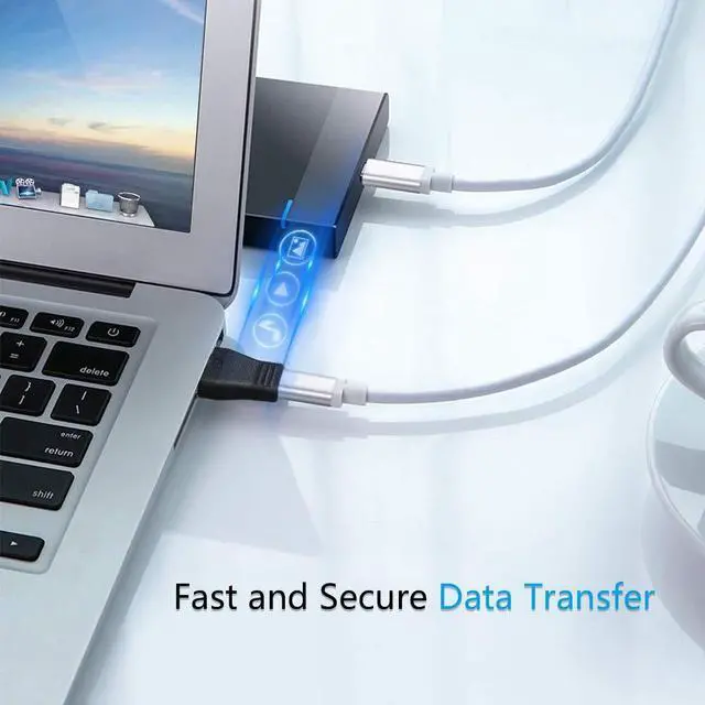Alt view image 4 of 6 - Electop USB 3.0 to USB C Adapter (3 Pack), USB 3.1 Type C Female to USB 3.0 A Male Adapter Converter Support Data Sync & Charging