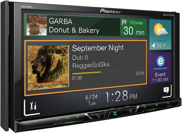 Alt view image 13 of 14 - Pioneer AVH-600EX Multimedia DVD Receiver with 7" WVGA Display, Built-in Bluetooth, SiriusXM-Ready and AppRadio Mode