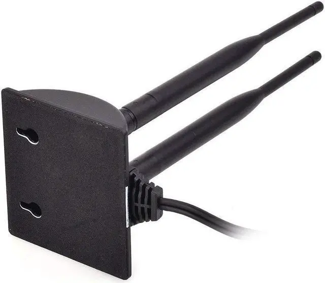 Alt view image 4 of 7 - Eightwood Dual WiFi Antenna with RP-SMA Male Connector, 2.4GHz 5GHz Dual Band Antenna Magnetic Base for PCI-E WiFi Network Card USB WiFi Adapter Wireless Router Mobile Hotspot