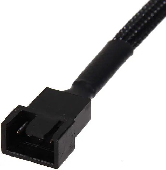 Alt view image 4 of 6 - 2 Pack SATA to 3 Pin / 4 Pin PMW 12V PC Case Fan Power Adapter Cable, 3-Pin or 4-Pin (PWM Connector) to 15 Pin SATA Computer Cooler Cooling Fan Power Cable