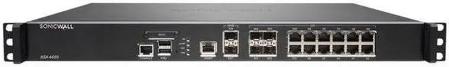 Alt view image 3 of 9 - Sonicwall Nsa 4600 Network Security/Firewall Appliance